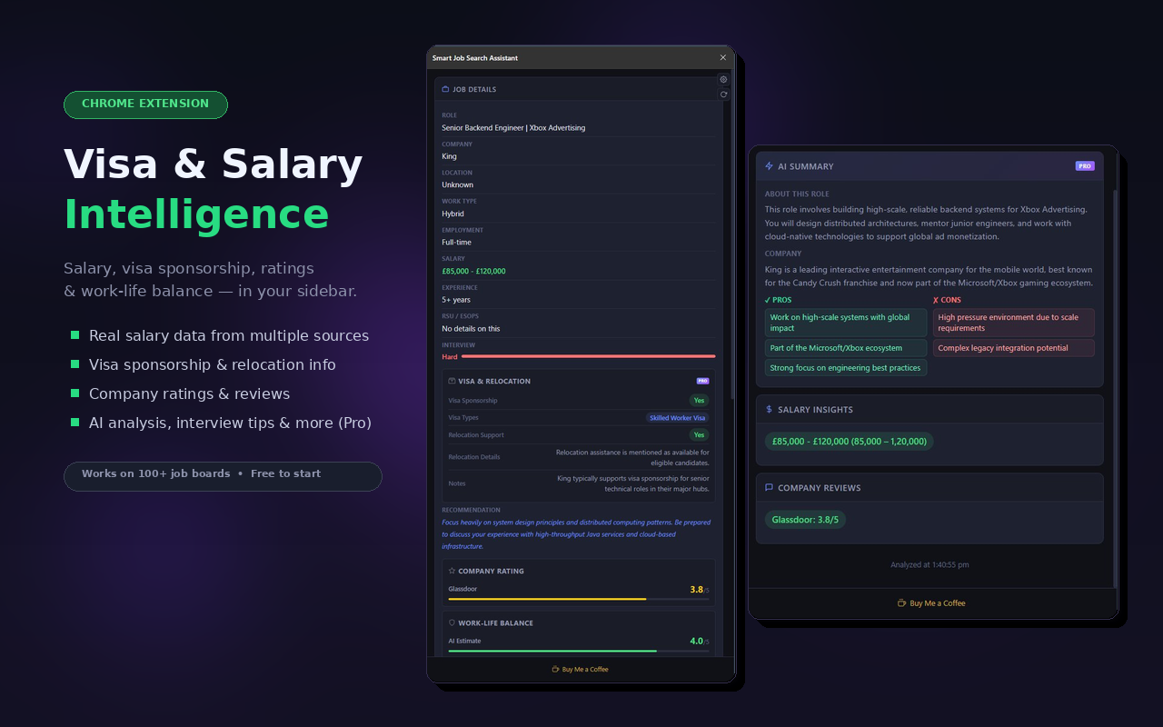 Smart Job Search Assistant screenshot